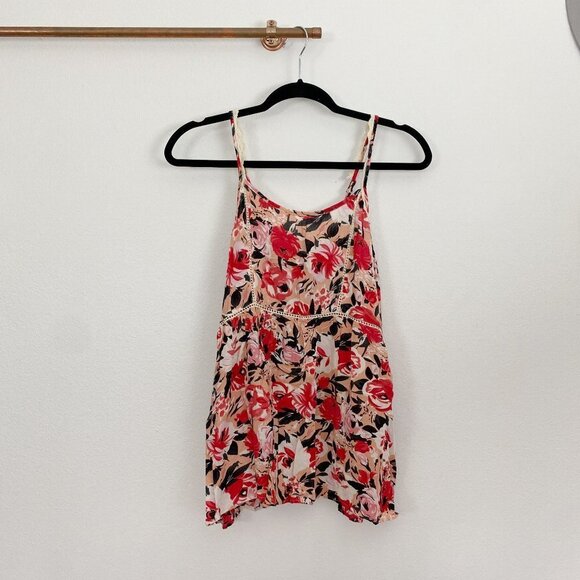 JAPNA Floral Tank Top Small - Picture 1 of 2